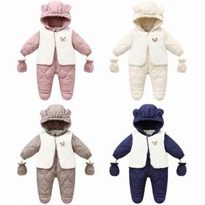 Abrigo de Invierno para Bebés Recién Nacidas, Chaqueta de Piel Sintética, Ropa de Abrigo para Niños, Traje de Nieve - Product Image 6