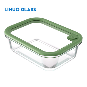 Linuo sinh thái thân thiện tươi giữ lò vi sóng an toàn rõ ràng cao Borosilicate thủy tinh thực phẩm bữa ăn Prep ăn trưa <span class=keywords><strong>container</strong></span> Box Set với Vent - Product Image 6