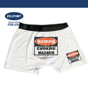 Ropa interior ZELOYAUT de alta elasticidad para hombre, cómoda sublimación en blanco, bragas masculinas, venta al por mayor, Bóxer, regalos novedosos - Product Image 2