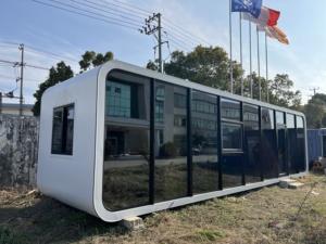 <span class=keywords><strong>Maison</strong></span> préfabriquée en conteneur Cymdin Apple Cabin, petite <span class=keywords><strong>maison</strong></span> moderne pour usage hôtelier, <span class=keywords><strong>construction</strong></span> en panneaux sandwich - Product Image 2