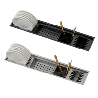 Évier de cuisine contemporain fait main en acier inoxydable SS304 à double bac à encastrer YINGTAO OEM/ODM, surface polie