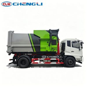 <b>Top</b>-Rated 230HP Hook Lift Waste Carrier with Telescopic Hook Arm for Fast Container <b>Loading</b> & Municipal Garbage Transportation - Product Image 3