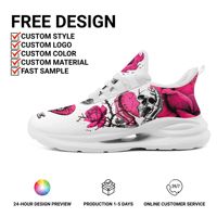 Autocollant de transfert de logo personnalisé, baskets Skull Court, respirantes, en mesh, avec amorti, chaussures de course OEM/ODM pour hommes et femmes