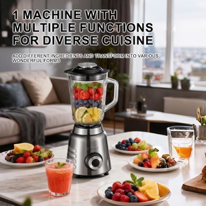Licuadora Eléctrica Sokany de 6 Cuchillas, Molinillo <span class=keywords><strong>Auxiliar</strong></span> de Alimentos, Licuadora para Frutas y Verduras, Pequeña, de Plástico para <span class=keywords><strong>Cocina</strong></span> - Product Image 6