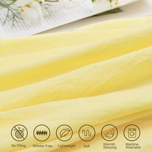 Ensemble de housse de couette douce avec literie et <span class=keywords><strong>taie</strong></span> <span class=keywords><strong>d</strong></span>'<span class=keywords><strong>oreiller</strong></span> respirantes pour la maison ou l'hôtel Catégorie de produits haut de gamme - Product Image 6