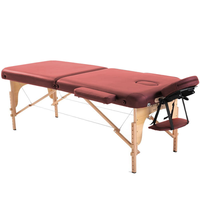 Offre Spéciale : Table de Massage Électrique Pliable et Portable pour Salon de Beauté, Style Moderne, Réglable, en Bois, pour Cils, Visage, Salon de Vie et Salle de Sport