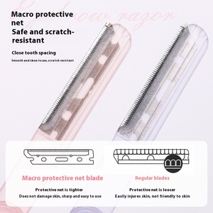 Rizador de pestañas portátil profesional, hermoso diseño de oro negro, excelente calidad, función sin dolor, recortador de cejas de silicona - Product Image 3