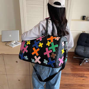 Oem odm ספורט כושר עמיד למים pu גדול עור נסיעות תיק duffel נסיעות תיק עבור גברים - Product Image 4