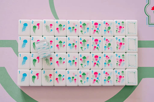 Fichas de Mahjong Americanas Plegables de Acrílico Premium, Arte de Lujo para el Hogar, Eventos Sociales y Regalos Coleccionables - Product Image 3