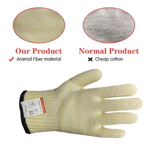 Sarung tangan tahan api kualitas tinggi pabrik 100% Aramid Fire Fighting <span class=keywords><strong>Kevlar</strong></span> sarung tangan tahan panas Anti api untuk terisolasi - Product Image 2
