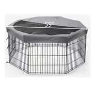 Enclos à lapins, poulailler, Cage pour chien, stylo de jeu pour animaux de compagnie, couverture en tissu