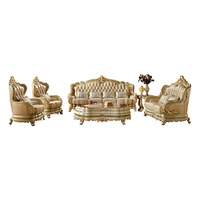 Canapé de style français de qualité supérieure, meubles de salon, meubles classiques européens de luxe, ensemble de canapés