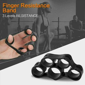 Penguat Pegangan Tangan Kit Olahraga 5 Pak, Alat Latihan Pegangan Jari Dapat Disesuaikan Pita Extender Resistensi Kekuatan Jari - Product Image 5