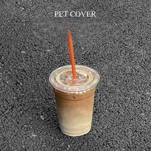 ฝาปิดเครื่องดื่ม PET คุณภาพสูง บาง เบา ขนาด 89/90-98 มม. ปลอดสาร BPA ป้องกันการรั่วซึม สำหรับร้านอาหารและบริการเครื่องดื่ม - Product Image 1