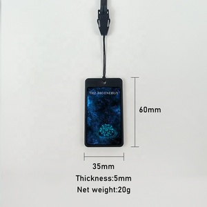 Tarjeta CAMAZ New Me <span class=keywords><strong>Card</strong></span> de Energía Cuántica, Tarjeta New One con Iones Negativos, Energía de Terahercios, Bio Nano Nume para Collar - Product Image 2