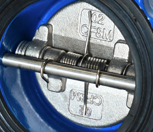 Van một chiều kiểu <span class=keywords><strong>wafer</strong></span> H77X PN10/16, thân gang cầu, đĩa kép, chất liệu đĩa CF8M, tiêu chuẩn API609 - Product Image 3