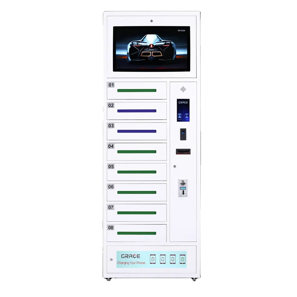 스테이션 드 재충전 스마트 폰 8 도어 노트북 컴퓨터 충전 캐비닛 화면 휴대 전화 충전 스테이션 로커