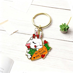 Llavero de Metal de Aleación de Zinc con Diseño Creativo de Perro, Colgante de Dibujos Animados para Regalos Promocionales, Venta al por Mayor - Product Image 3