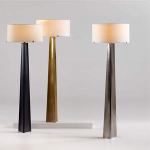 <span class=keywords><strong>Lampadaire</strong></span> en laiton moderne de luxe pour hôtel, sculptural, en laiton massif, avec abat-jour en coton, LED E26, vente en gros transfrontalière, <span class=keywords><strong>Lampadaire</strong></span> en laiton Morgins - Product Image 2