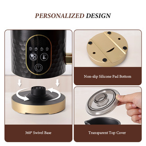 <span class=keywords><strong>Mousseur</strong></span> <span class=keywords><strong>à</strong></span> <span class=keywords><strong>lait</strong></span> <span class=keywords><strong>électrique</strong></span> et cuiseur <span class=keywords><strong>à</strong></span> vapeur 4 en 1 Fabricant de mousse chaude et froide Fabricant de mousse de <span class=keywords><strong>lait</strong></span> de grande capacité - Product Image 5