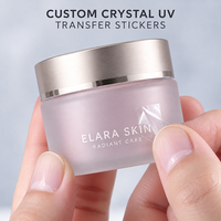 Autocollants de transfert cosmétiques personnalisés avec votre propre logo, décalcomanie de transfert pour pot de crème, bouteille, tube, emballage de produits de beauté et de soins de la peau