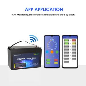 Высококачественные литиевые батареи с глубоким циклом, 12 В, 8 В, 100 А · ч, призматический элемент Lifepo4, 6000 раз, встроенный 4s100a Bms 4S1P - Product Image 2