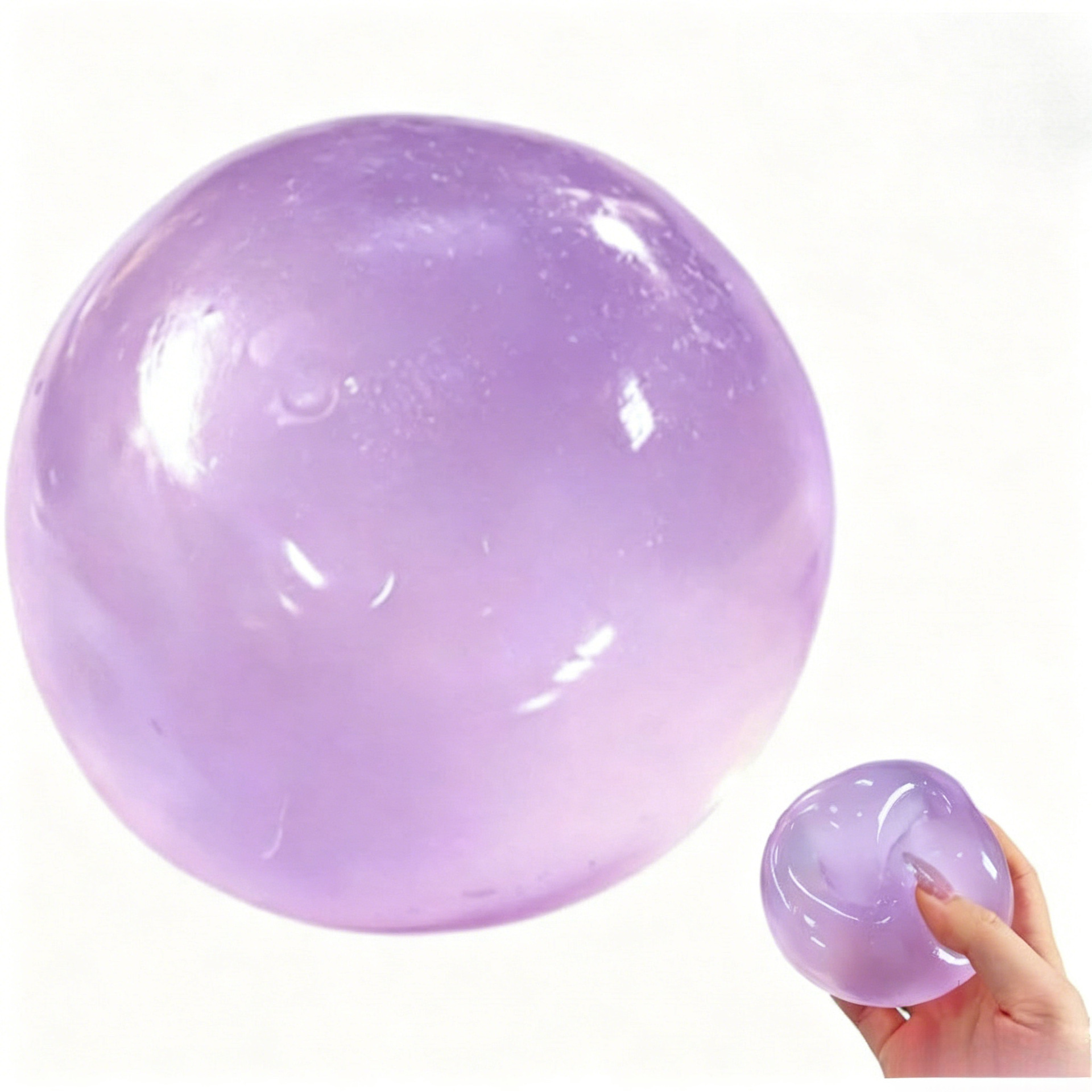 ลูกบอลสีม่วง (ไม่เด้ง)