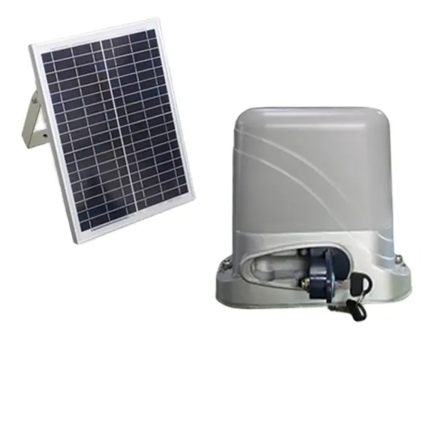 Solar angetrieben tor/türöffner mit automatische DC24V heavy duty schiebe tor motor