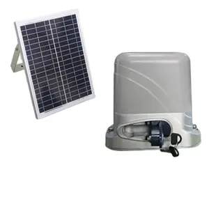 Abridores de puerta/puerta alimentados por energía Solar con motor de puerta corredera de servicio pesado DC24V automático