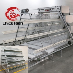 Nouvelle cage à poules automatique robuste de <span class=keywords><strong>type</strong></span> <span class=keywords><strong>A</strong></span>, en acier galvanisé à chaud, durée de vie de plus de 18 ans, pour l'élevage avicole - Product Image 1