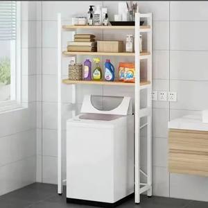 <span class=keywords><strong>Étagère</strong></span> <span class=keywords><strong>de</strong></span> machine <span class=keywords><strong>à</strong></span> laver peu encombrante pour balcon chambre ou salle <span class=keywords><strong>de</strong></span> bain porte-manteau et support <span class=keywords><strong>de</strong></span> rangement - Product Image 1
