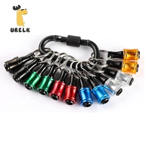 12 cái 1/4 inch Hex Shank screwdriver bit lưu giữ Carabiner Trọng lượng nhẹ mở rộng thanh khoan vít Bộ chuyển đổi nhanh chóng thay đổi bit - Product Image 1