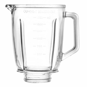 (1750ml) Bocal mélangeur en verre de haute qualité Bocal mélangeur en verre de 1750ml Bocal mélangeur <span class=keywords><strong>Moulinex</strong></span> Bocal mélangeur Vaso Para Licuadora - Product Image 1