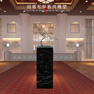 Adorno de pino de aluminio fundido de 1160*500*900MM para decoraciones de hoteles y centros de convenciones - Product Image 5
