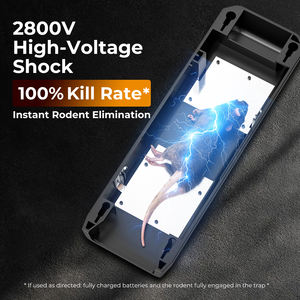Trampa Eléctrica <span class=keywords><strong>para</strong></span> <span class=keywords><strong>Ratas</strong></span> de Alta Eficiencia, Eliminador de Ratones Instantáneo e Inteligente, Funcionamiento con Batería, Trampa <span class=keywords><strong>para</strong></span> Roedores Automática y Humana - Product Image 3