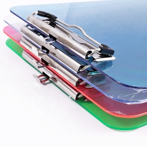 Portablocco FOSKA <span class=keywords><strong>Formato</strong></span> <span class=keywords><strong>A4</strong></span> Standard con Righello in Plastica e Clip a Basso Profilo per Forniture da Ufficio e Scolastiche - Product Image 3