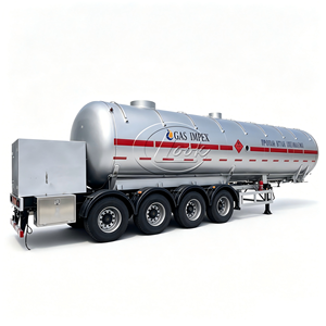 รถกึ่งพ่วงบรรทุกแก๊ส LPG ขนาดใหญ่ 60000 ลิตร 4 เพลา สำหรับขนส่งก๊าซโพรเพน - Product Image 3