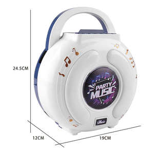 Micrófono Altavoz Inalámbrico para <span class=keywords><strong>Karaoke</strong></span>, Micrófono para Escuchar Música y Cantar, Juguetes Educativos para Niños - Product Image 2