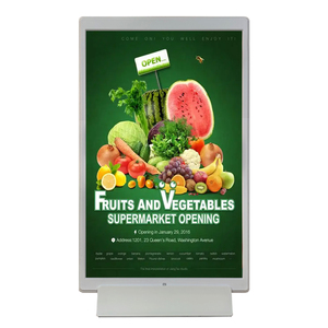 Pantalla LCD de 10.1 Pulgadas con Etiqueta Electrónica en Forma de T, Kiosco de Tableta PC con Soporte Android para Publicidad en Video en Restaurantes, NFC OEM - Product Image 1