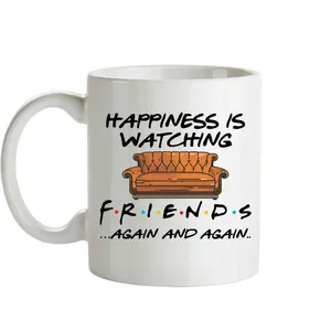 Whitelf <span class=keywords><strong>Tv</strong></span> mostra amici tazze viaggio tazza di birra porcellana tazza di caffè tazza di tè 11oz tazze di ceramica tazze di caffè Drinkware natale - Product Image 1