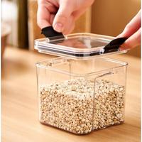 Boîte de conservation alimentaire en plastique moderne transparente et hermétique pour réfrigérateur, pot, boîte, boîtes de rangement, conserve la fraîcheur