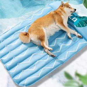 Cama de enfriamiento para perros, almohadilla lavable para orinar con fondo antideslizante impermeable para perros y gatos - Product Image 1