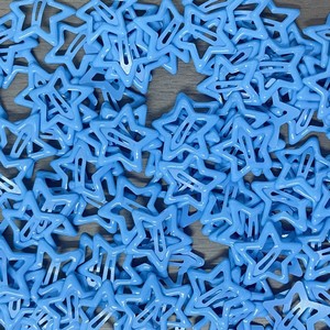 Lot personnalisé de 3,2 cm d'épingles à cheveux étoiles en métal émaillé coloré pour bébés filles et femmes, vente en gros - Product Image 5