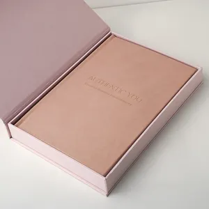 Wholesale High Quality Leather Planner Business Customized Meditation Journals Authentic Notebook Gift Set