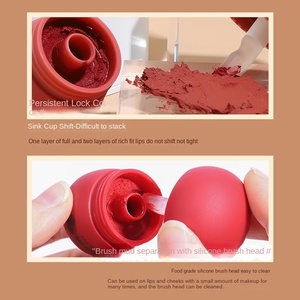 Novo Student Cream Rouge à lèvres pas cher White Mineral Lip Glaze and Lip Mud - Product Image 2