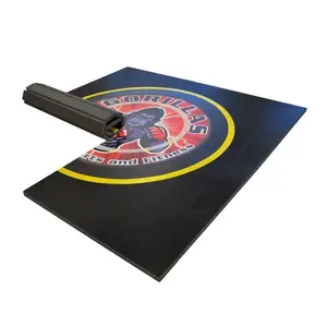 Tapete de superfície de tatami BJJ em pvc personalizado para uso no atacado tapetes de luta livre jiu jitsu mma