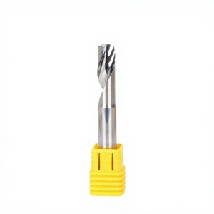 YUFU Fraise droite à deux dents en carbure de tungstène non revêtue de 3,175 mm pour centre d'usinage CNC - Product Image 4