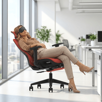 Nouvelle chaise de bureau ergonomique en maille S6, confortable, pivotante, inclinable, pour direction, travail et conférence