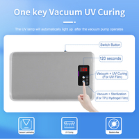 Máquina 3 en 1 para Fabricar e Instalar Micas de Nanohidrogel UV y Cristal Templado para Trazador de Teléfonos