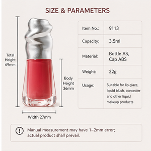 Private Label Mirror Shine Non stick Cup 3.5ml <b>lip</b> gloss bulk custom plumping Natural Look - Product Image 5